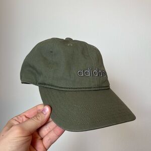 Adidas Forest Green Baseball Cap 100% Cotton